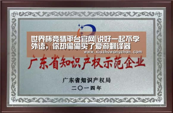 世界杯竞猜平台官网|说好一起不学外语,你却偷偷买了爱游翻译器(图3) 世界杯竞猜平台